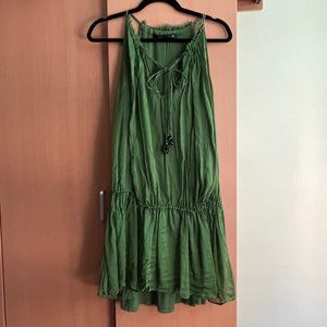 zara green dress